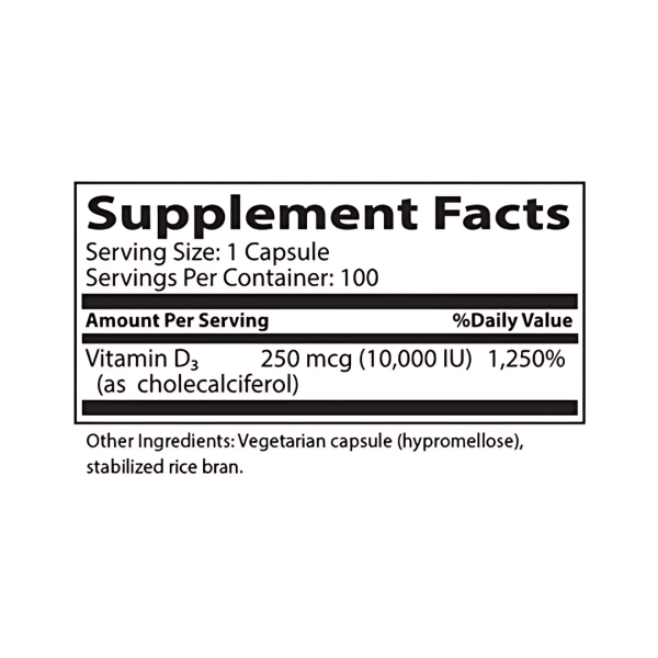 Vitamin D3 10,000 IU - Image 2
